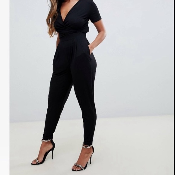 ASOS crossover open back jumpsuit - Picture 3 of 9